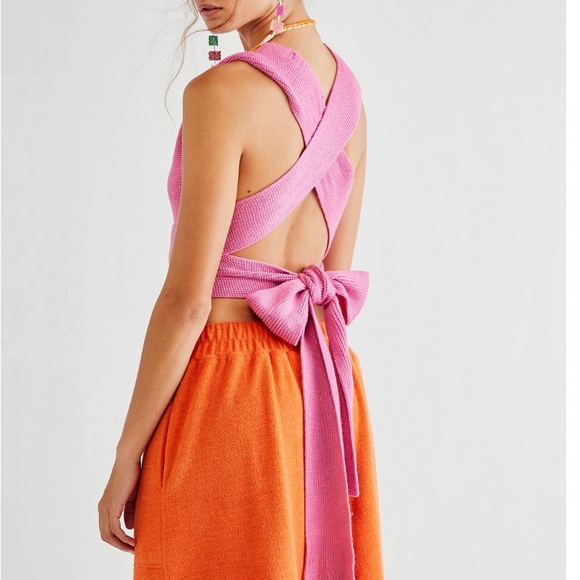 FP Beach Orchid Convertible open back sweater - Picture 2 of 4